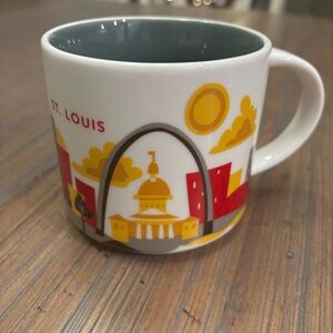 Starbucks St. Louis You Are Here collection 14 ounce ceramic mug